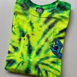 Santa Cruz Tie-Dye Short Sleeve Shirt - L